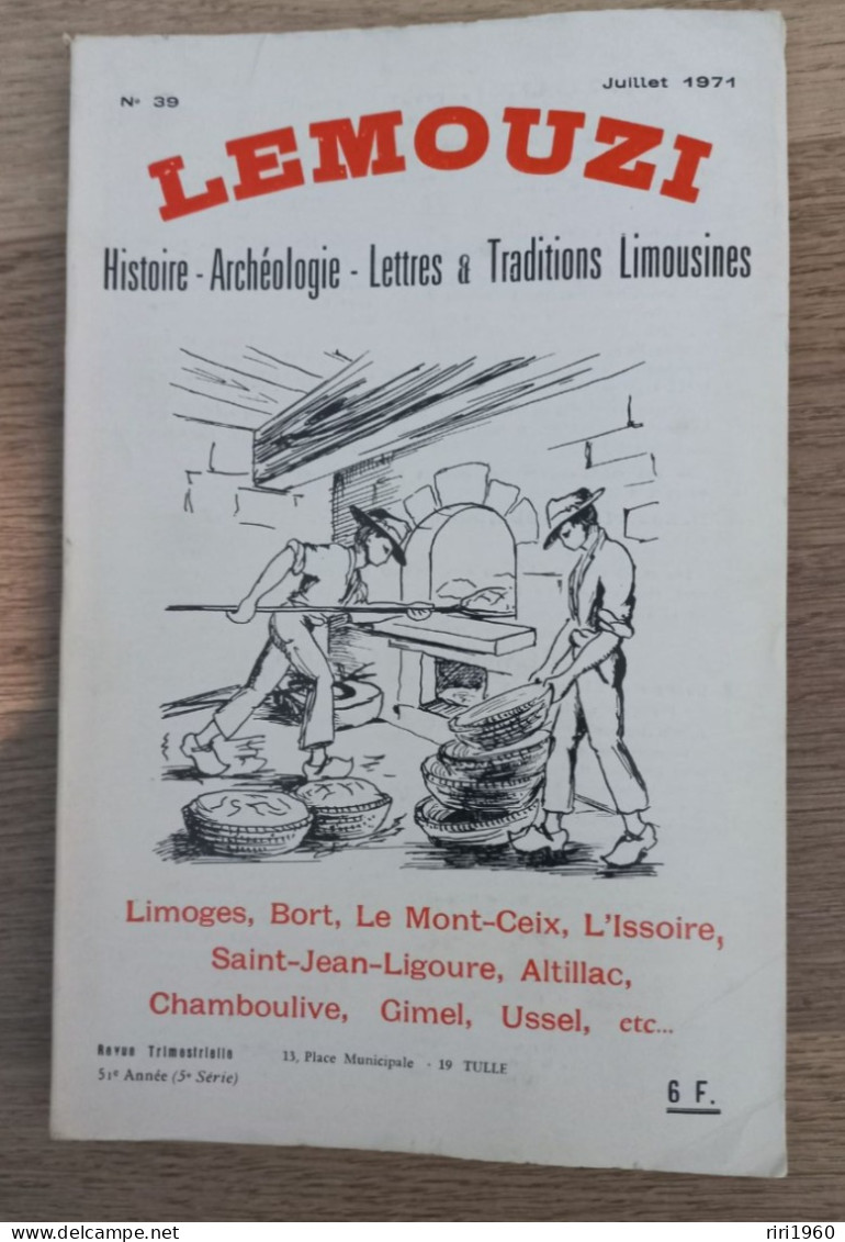 Lemouzi.tulle.Correze.limousin.n 39.de 1971. - Toerisme En Regio's