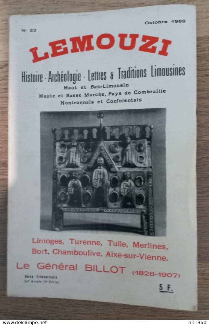 Lemouzi. Tulle.Correze.limousin.n 32.de 1969.le Général Billot. - Toerisme En Regio's