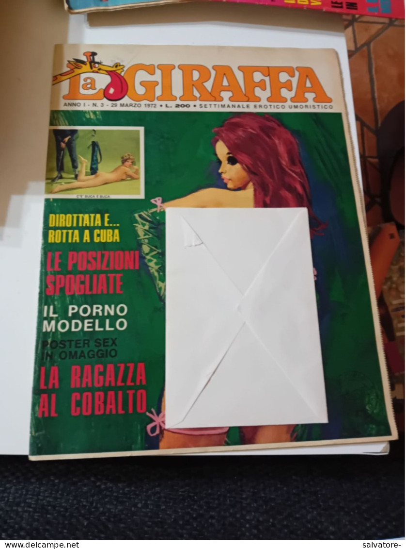 RIVISTA SEX LA GIRAFFA ANNO 1- NUMERO 29- MARZO 1972 - Cinema