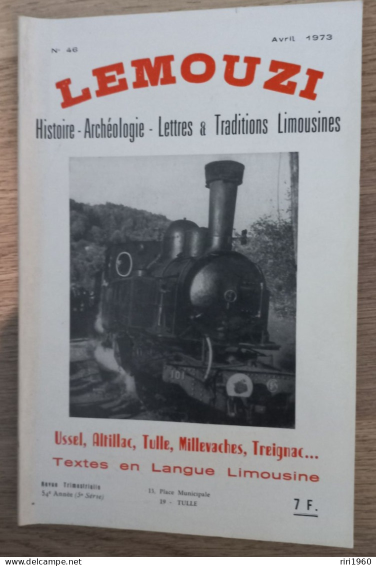 Lemouzi.tulle.Correze.limousin.n 46.de 1973. - Toerisme En Regio's