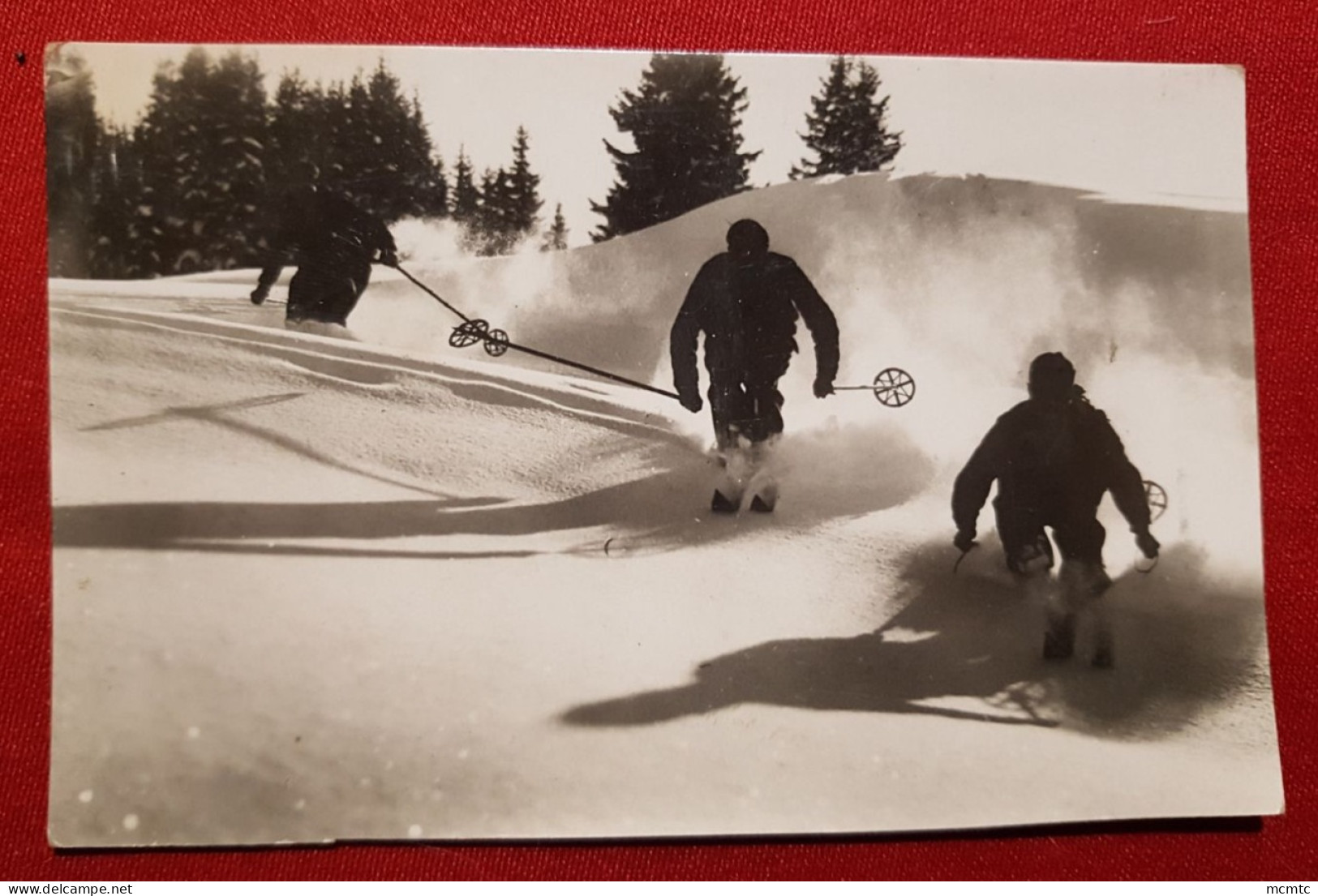 Carte Rétrécit - Sport Divers Ski, Skieur, Skieurs , Neige - Sport Invernali