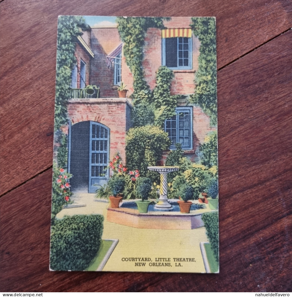 NON-CIRCULATED POSTCARD - USA - COURTYARD LITTLE THEATRE, NEW ORLEANS, LA. - New Orleans