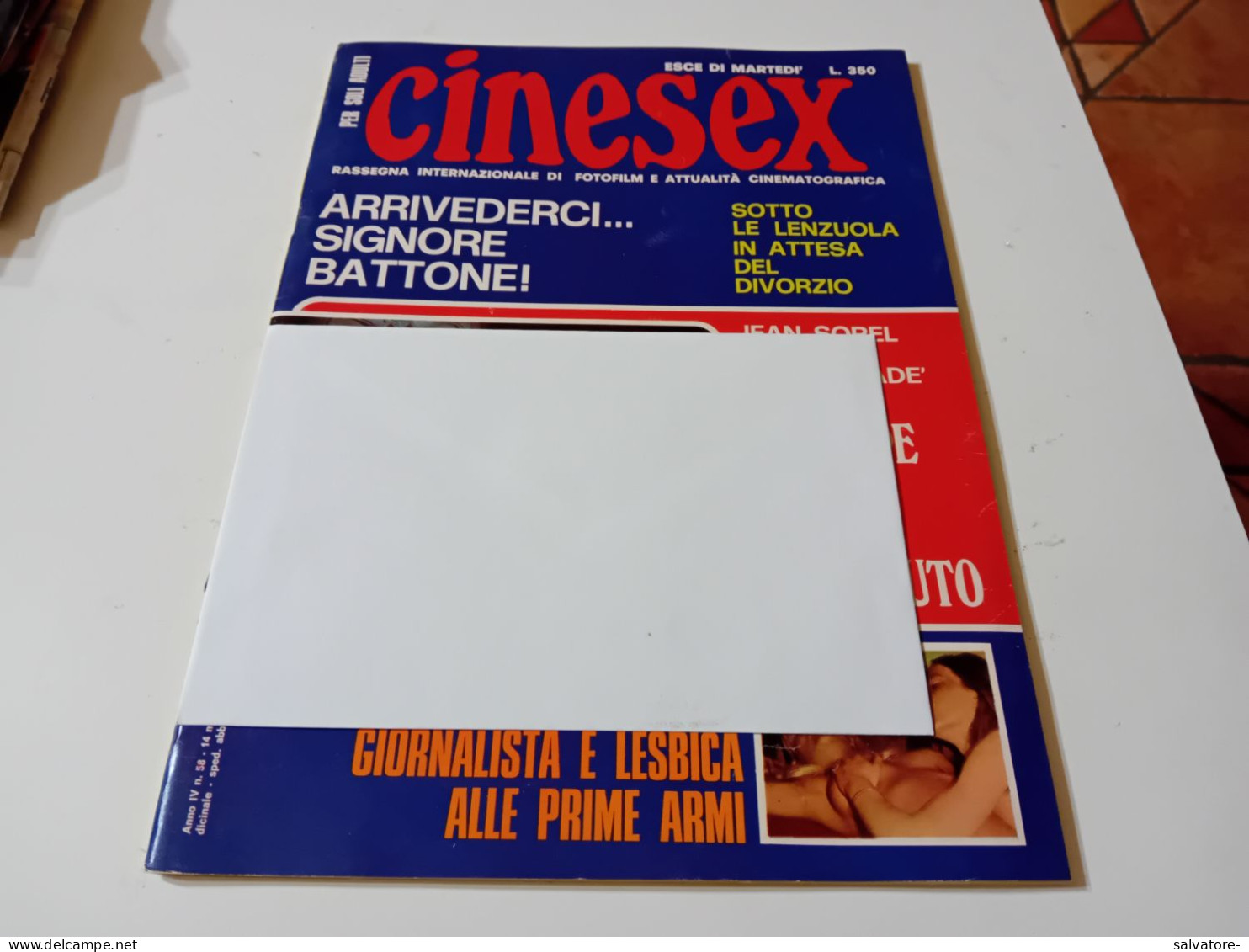 RIVISTA SEX CINESEX- MARZO 1972 - Kino