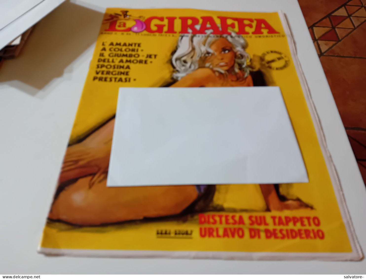 RIVISTA SEX LA GIRAFFA- ANNO 2- NUMERO 64- LUGLIO 1973 - Kino