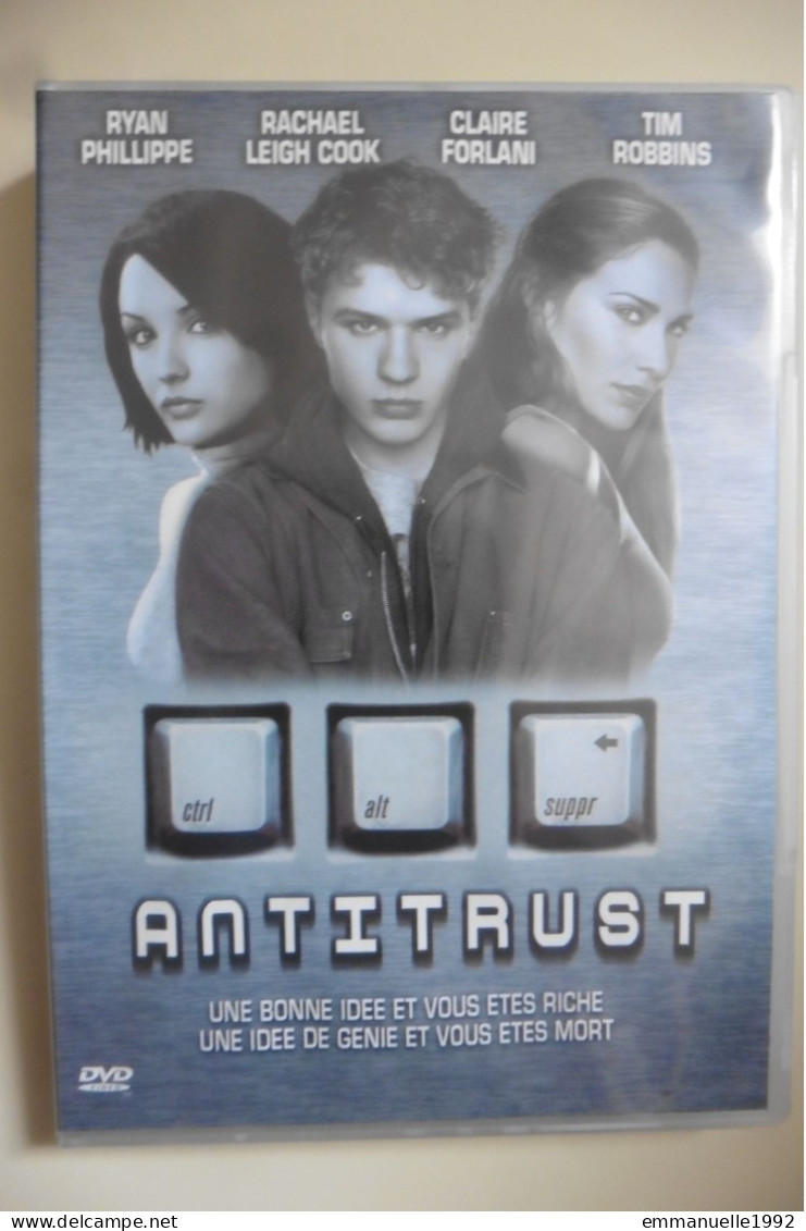 DVD Antitrust De Peter Howitt 2000 Avec Ryan Phillippe Tim Robbins Thriller Dans L'informatique Silicon Valley - Policiers