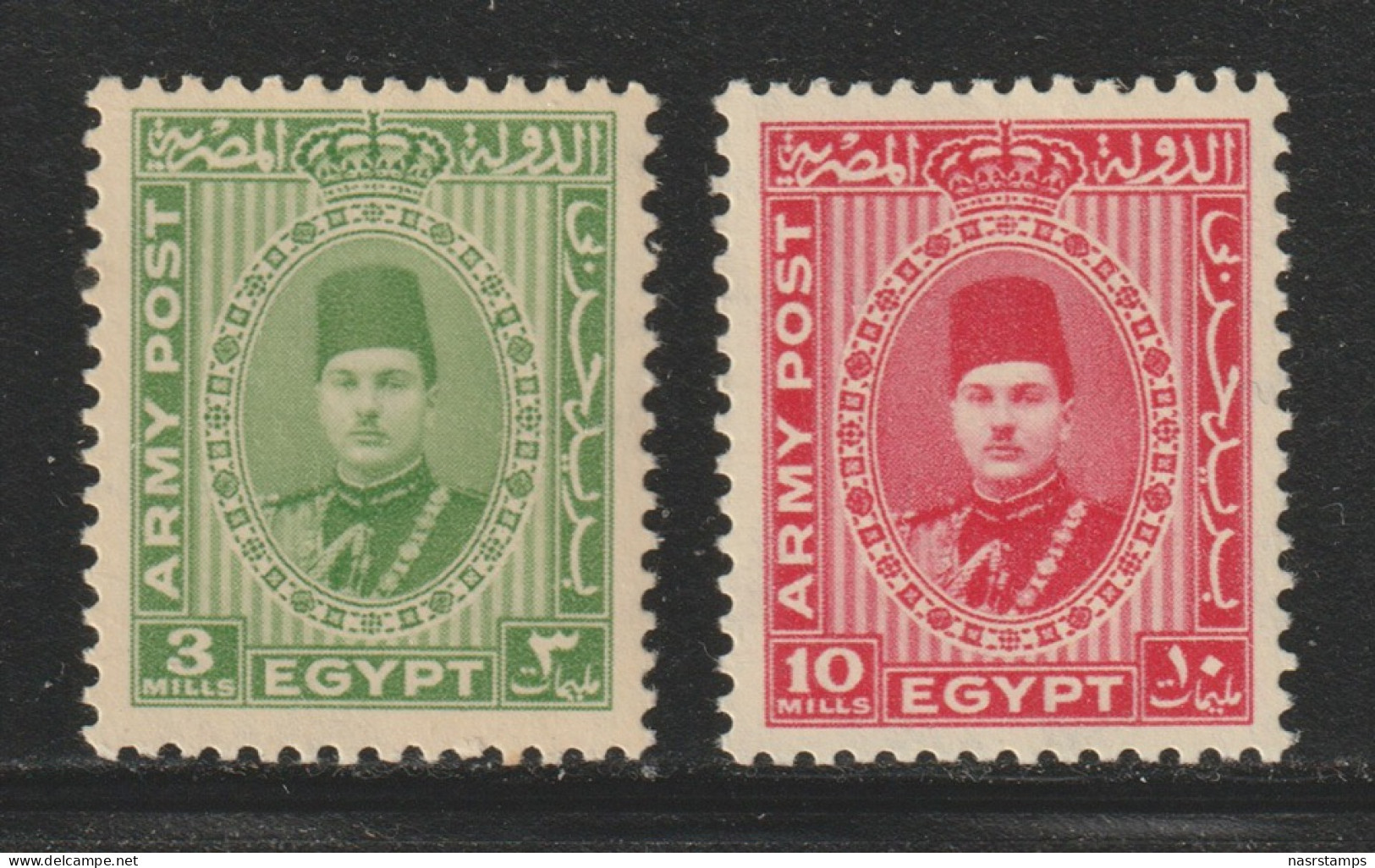 Egypt - 1939 - King Farouk - Military - Army Post - MNH** - Ongebruikt