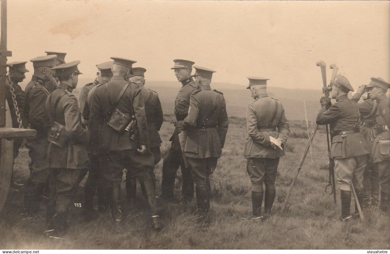 ELSENBORN CAMP LAGER  TRUPPENUBUNGSPLATZ MILITARIA  ARMEE SOLDATEN  Visite Royale Albert I   29 / 7 /1930  Photo Carte - Elsenborn (camp)