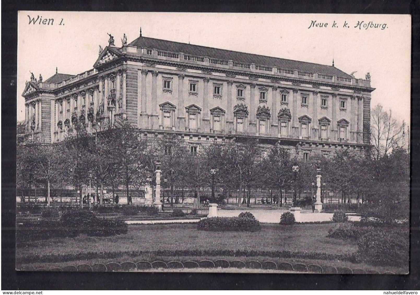 Vienna Postcard Image Neue K.k. Hofburg - Belvedère