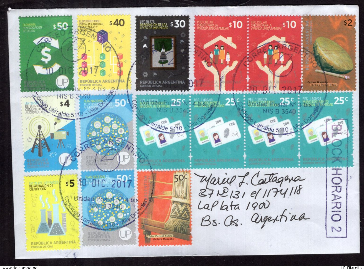 Argentina - 2017 - Modern Stamps - Diverse Stamps - Storia Postale