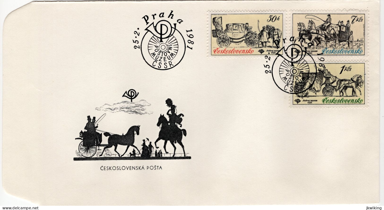 FDC - Board Defects !!!! - Express Mail Car - Mail Sleigh - Imperial Car - Horses - Mail Cars In History - Poste