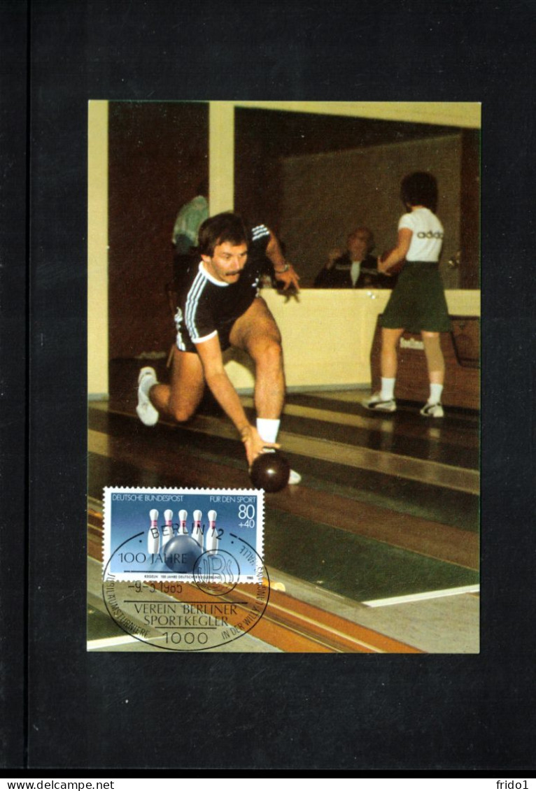 Germany 1985 Bowls Maximumcard - Petanque
