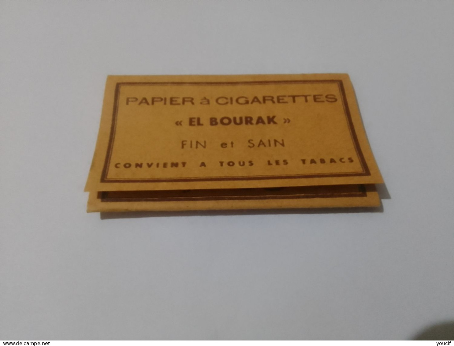 Carnet Papier A Cigarette EL BOURAK - Autres & Non Classés