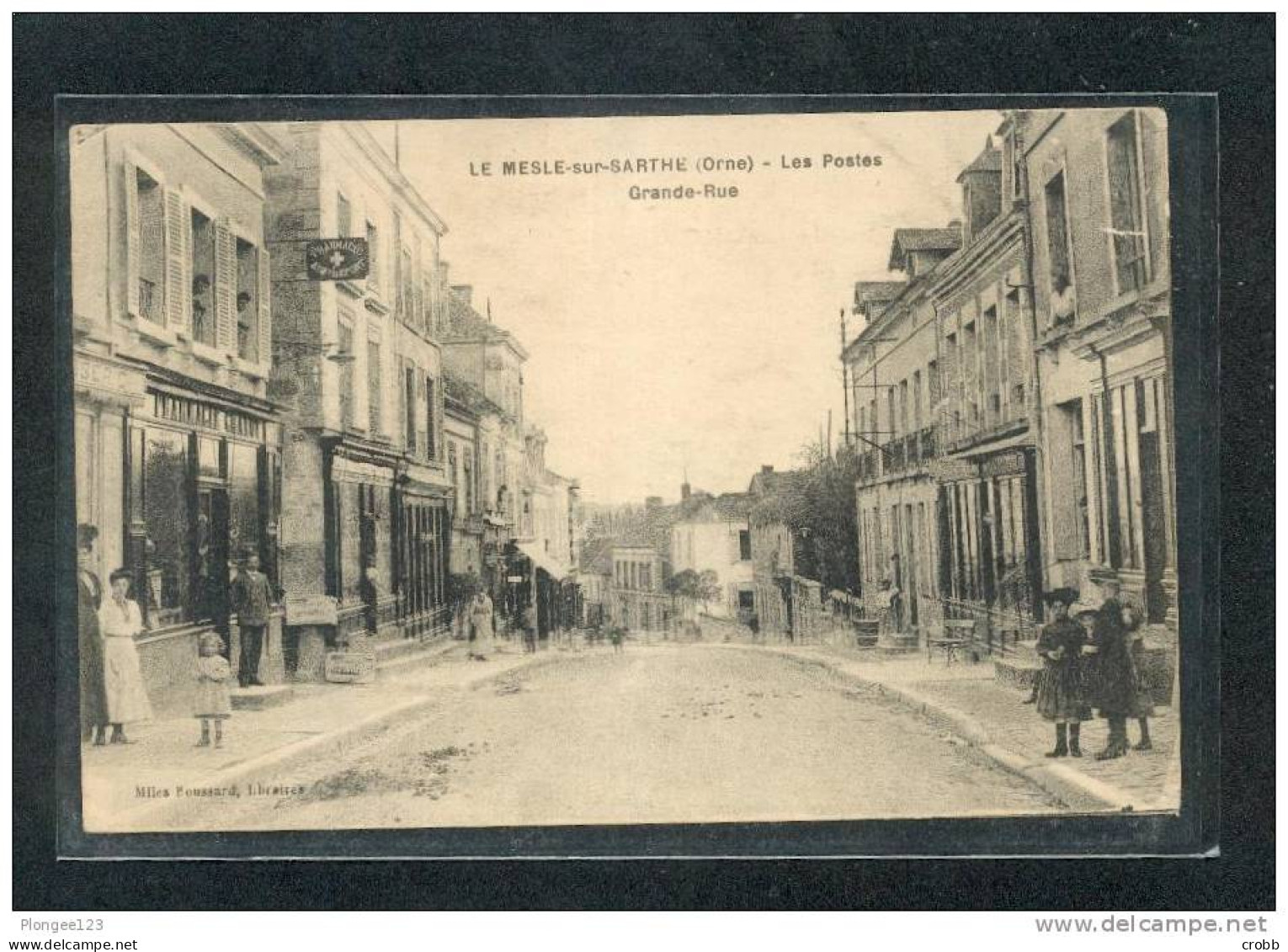 LE MESLE SUR SARTHE :les Postes, Grande Rue - Le Mêle-sur-Sarthe