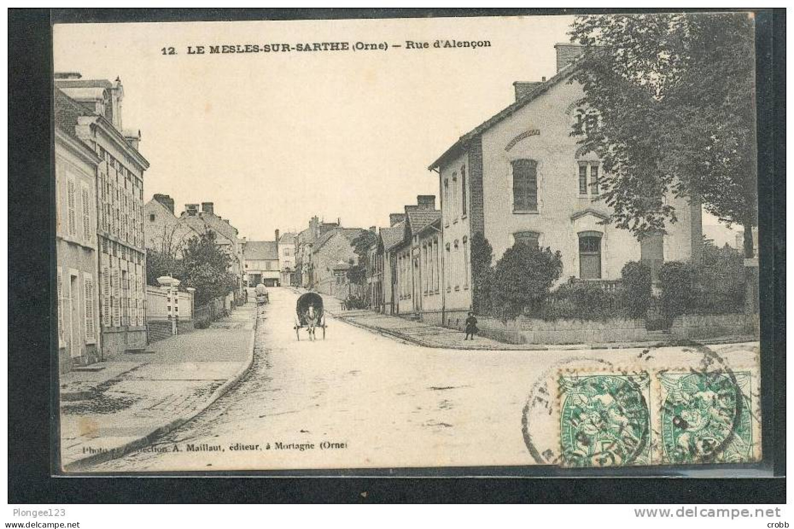 LE MESLE SUR SARTHE : Rue D'alencon - Le Mêle-sur-Sarthe