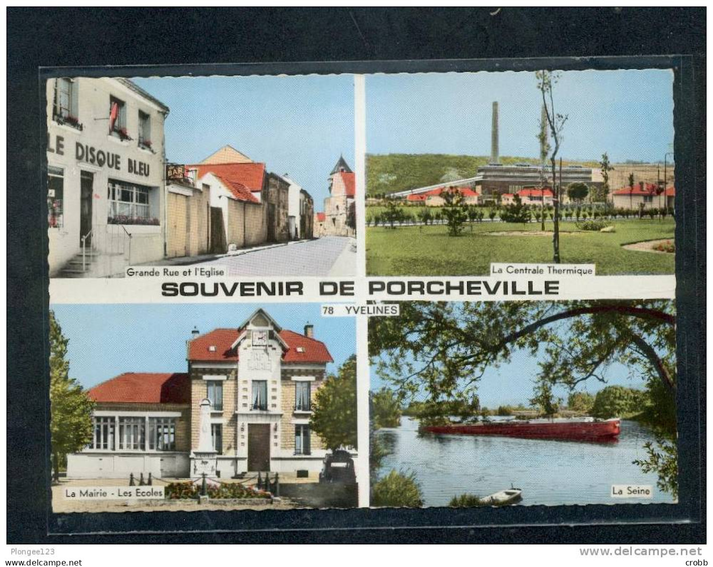 78 - PORCHEVILLE, Carte Multi Vues - Porcheville