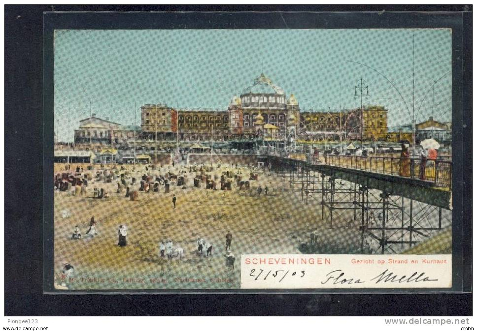 SCHEVENINGEN : Gezicht Op Strand En Kurhaus - Scheveningen