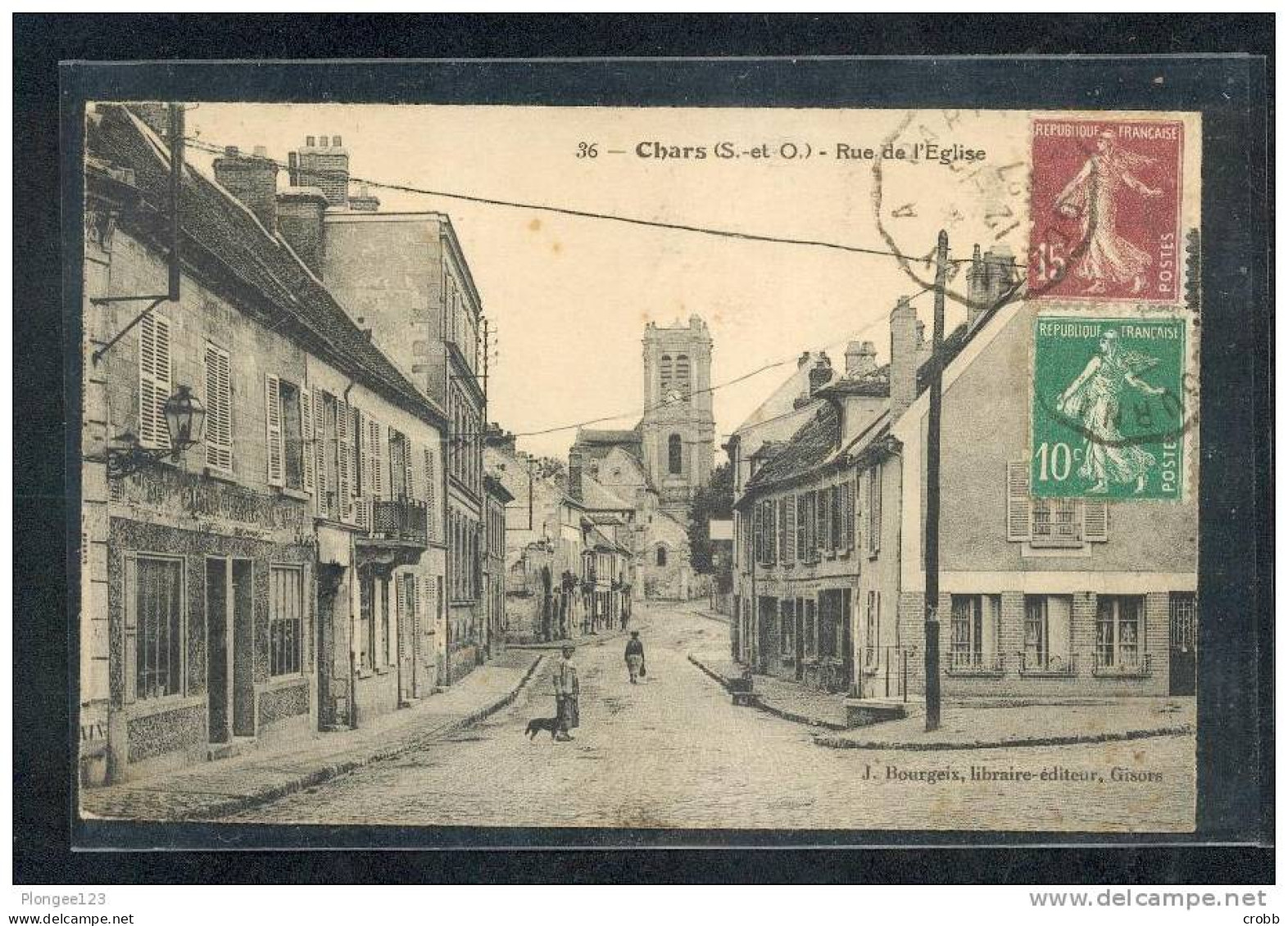 95 - CHARS : Rue De L'église - Chars