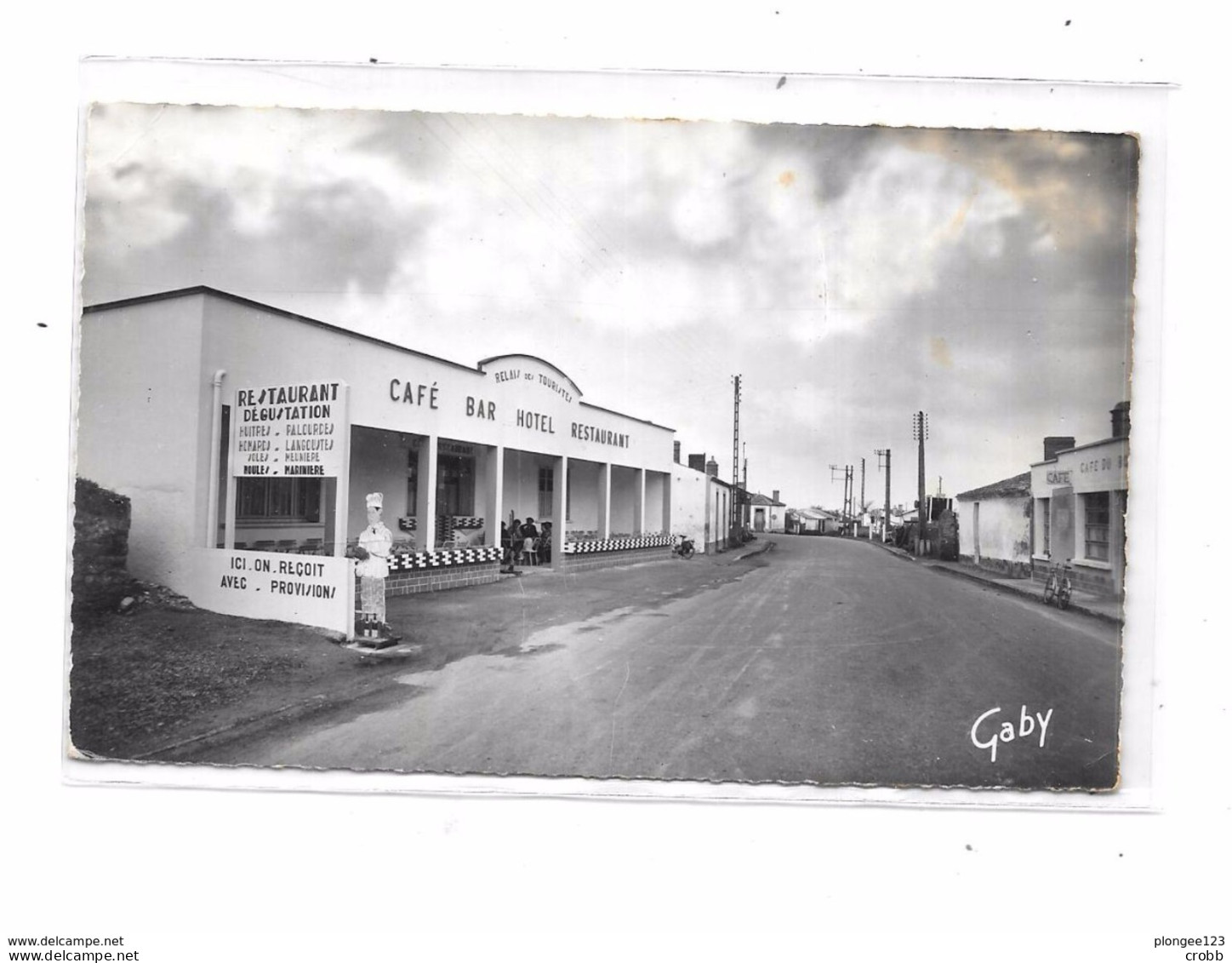 85 - BEAUVOIR SUR MER : Café Bar Hotel BRIAND, Restaurant Des Touristes - Beauvoir Sur Mer