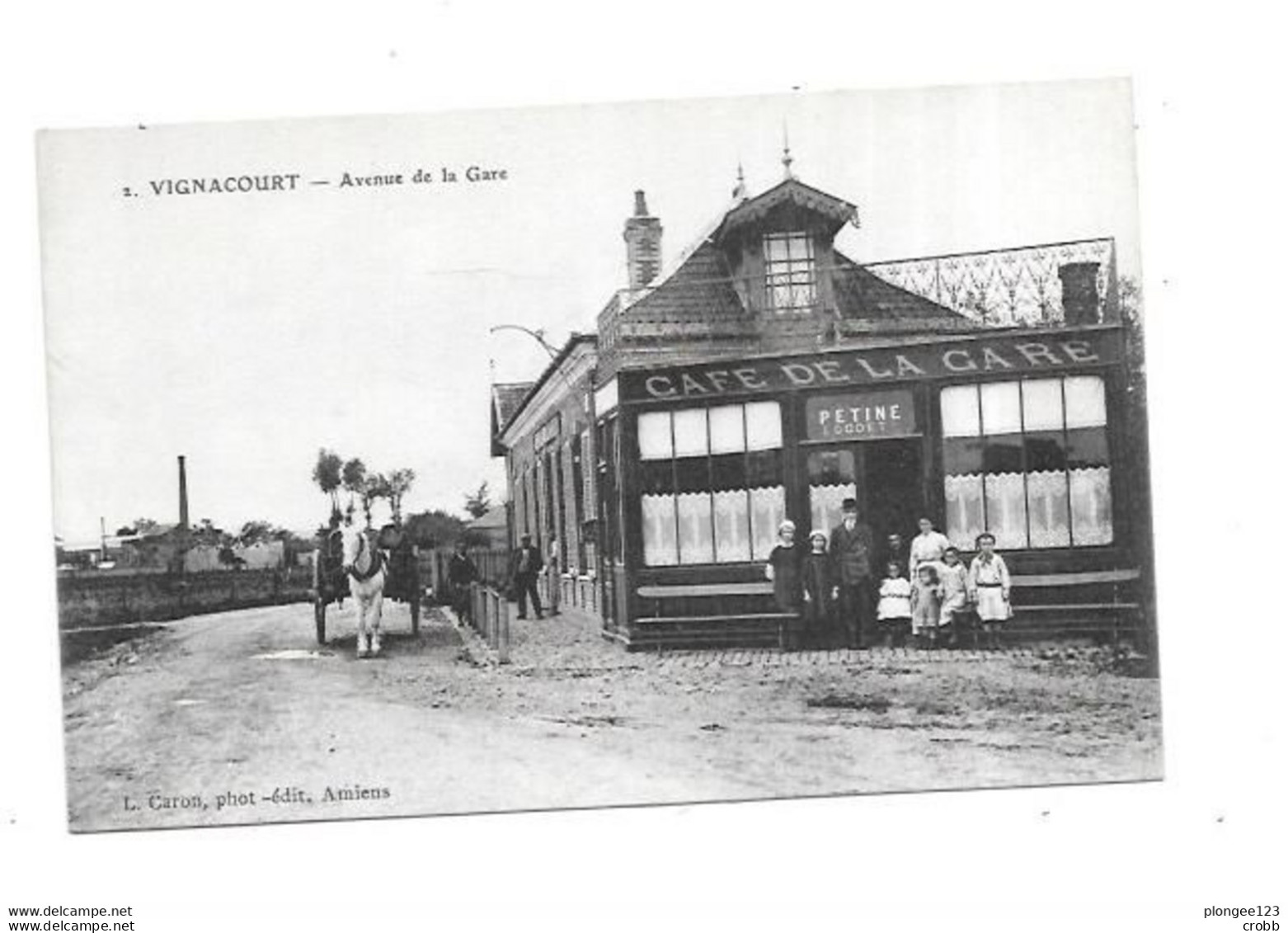 80 - VIGNACOURT : Avenue De La Gare, - Vignacourt