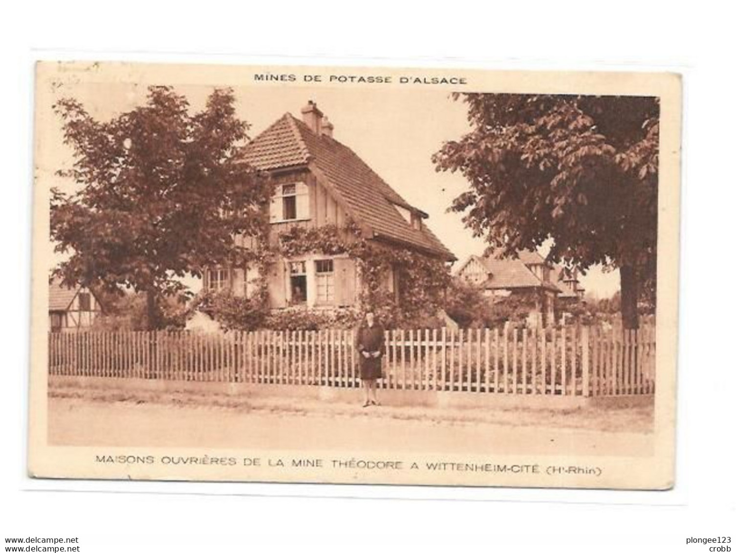 68 - WITTENHEIM CITE : Maisons Ouvrières De La Mine Théodore, Mines Potasse D' Alsace, - Wittenheim