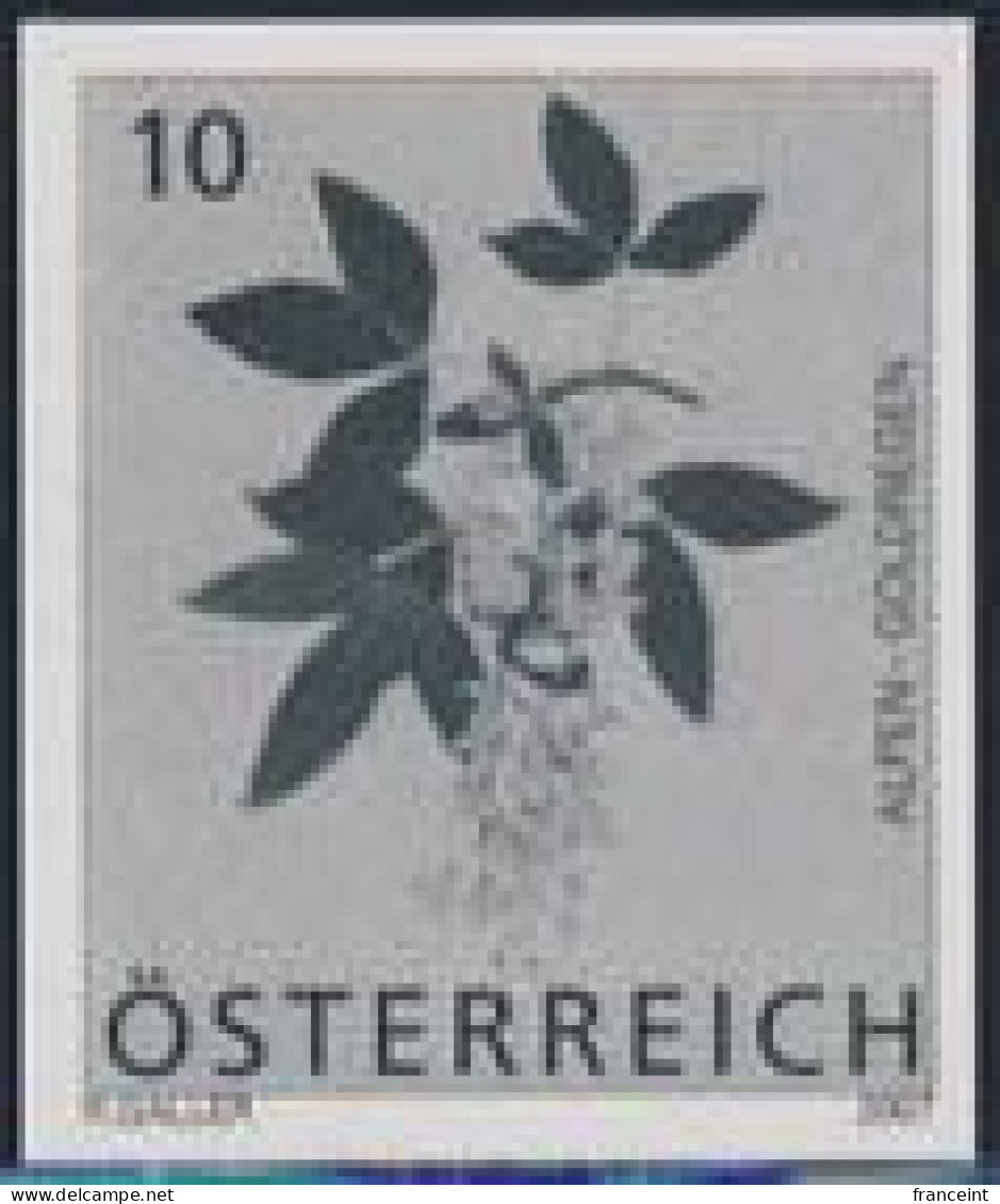 AUSTRIA(2007) Scotch Laburnum. Black Print. - Proofs & Reprints