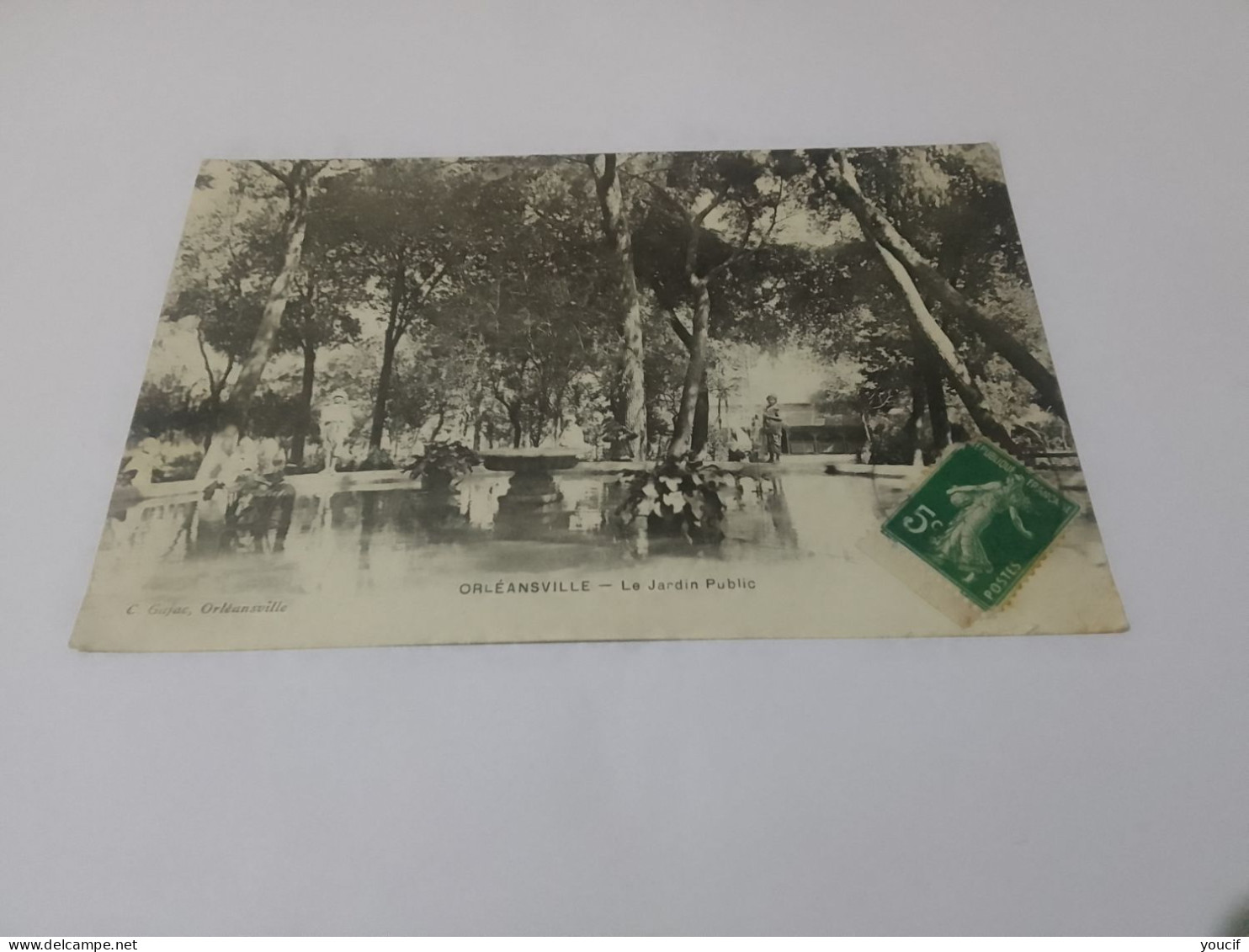 Carte Postal Orleansville Jardin Public - Chlef (Orléansville)