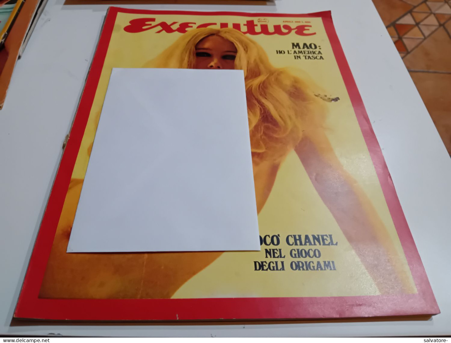 RIVISTA SEX EXECUTIVE APRILE  1969 - Cine