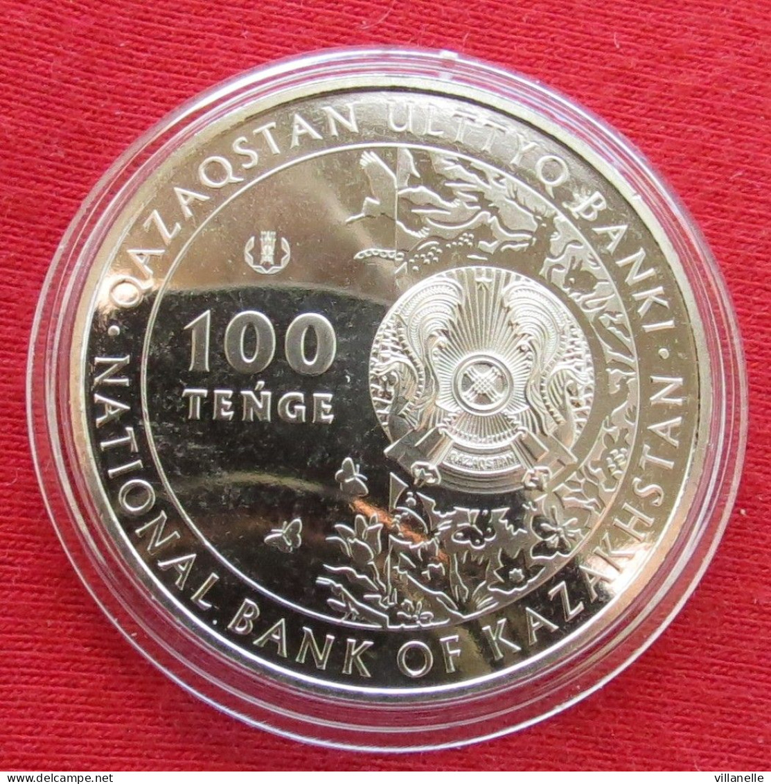 Kazakhstan 100 Tenge 2019  Butterfly Cazaquistão Casaquistão Kazachstan UNC ºº - Kazakhstan