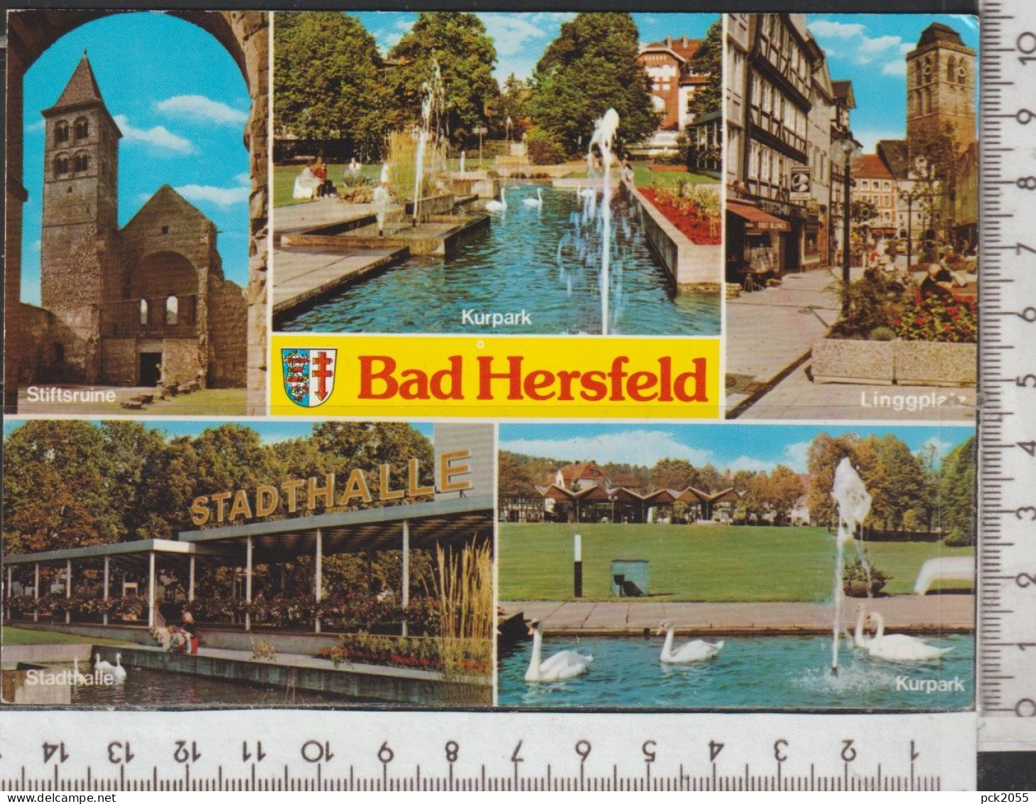 Bad Hersfeld - Mehrbildkarte - Gelaufen 1985 ( AK 1199/1 )günstige Versandkosten - Bad Hersfeld