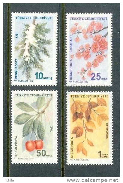2012 TURKEY OFFICIAL STAMPS MNH ** - Timbres De Service