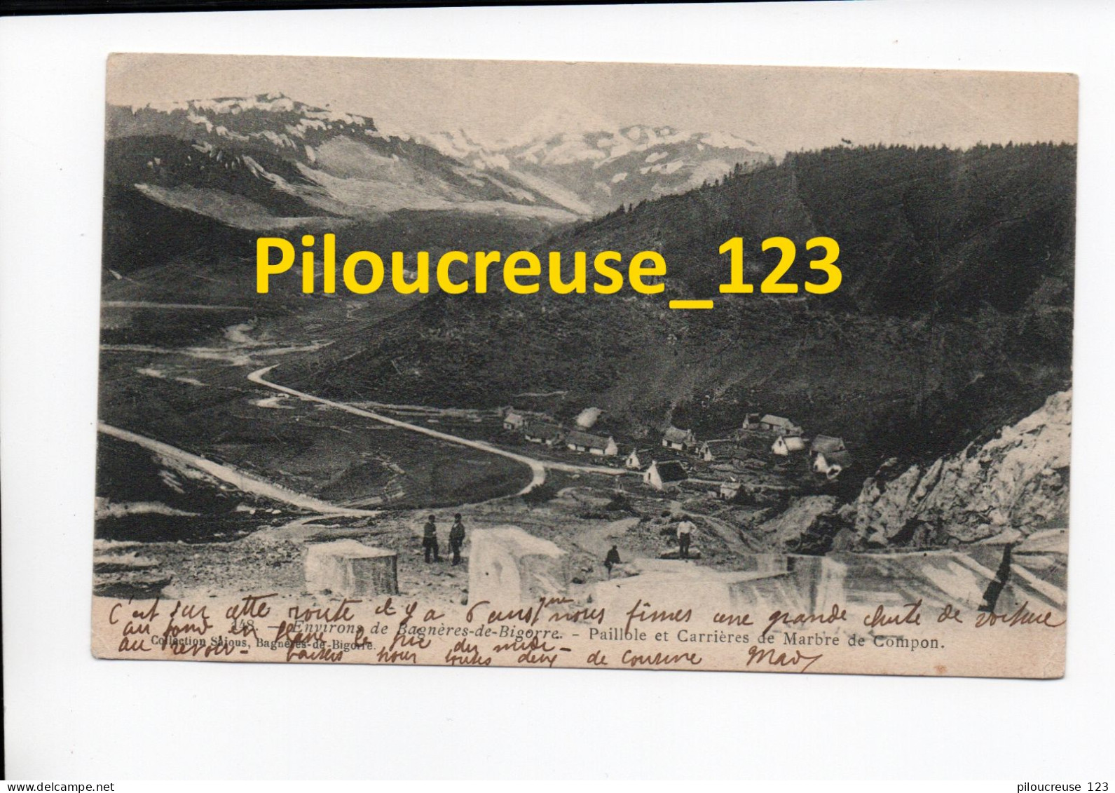 65 Hautes Pyrénées - CAMPAN - " Paillole Et Carrières De Marbre " - VUE PEU COURANTE - CARTE PRECURSEUR - Campan