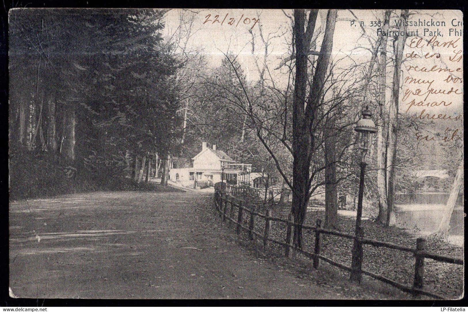 United States - 1907 - Wissahickon Creek - Fairmont Park - Philadelphia