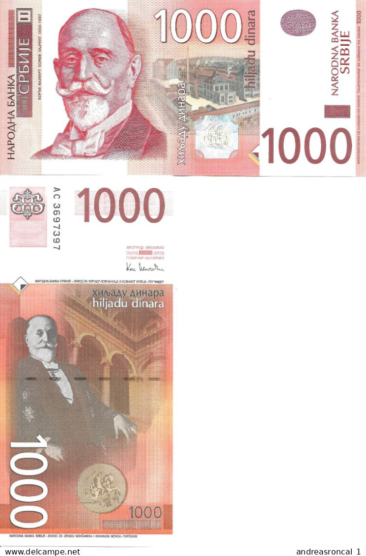 Serbia 1000 Dinars 2003 P-44b UNC - Serbie