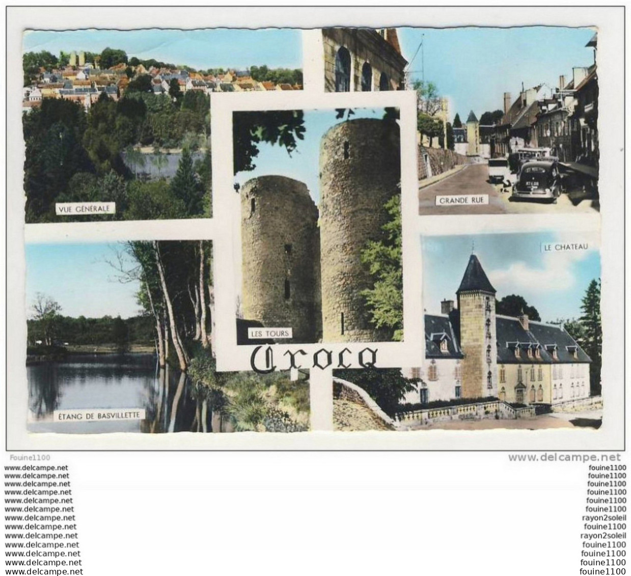 Carte ( Format 15 X 10,5 Cm ) De Crocq ( Colorisée ) ( Recto Verso ) - Crocq
