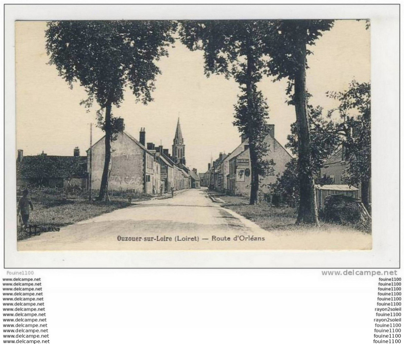 Carte D' Ouzouer Sur Loire ( Peu Courante )  ( Recto Verso ) - Ouzouer Sur Loire