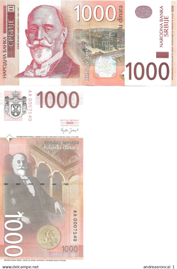 Serbia 1000 Dinars 2006 P-52 UNC - Serbia