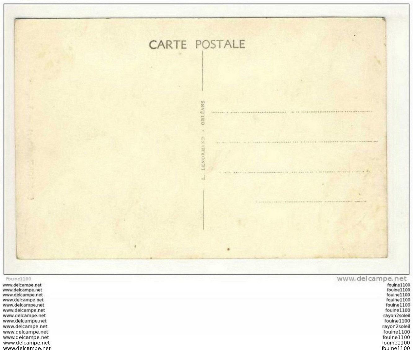 Carte De Clémont L' église  ( Recto Verso ) - Clémont