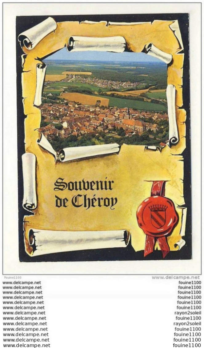 Carte De Cheroy Vue Aérienne - Cheroy