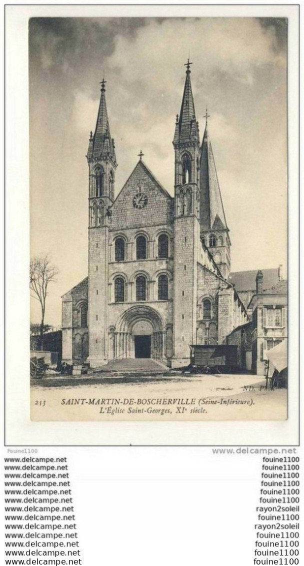 Carte De Saint Martin De Boscherville L' église Saint Georges - Saint-Martin-de-Boscherville