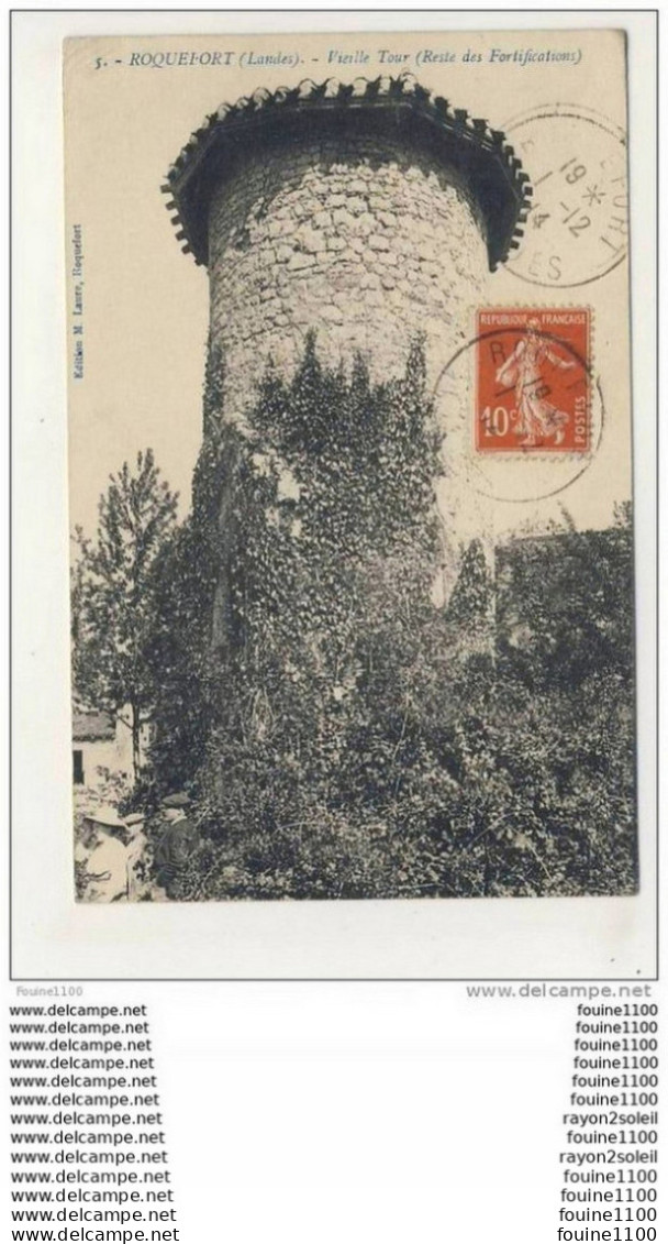 Carte De Roquefort Vieille Tour ( Reste Des Fortifications ) - Roquefort