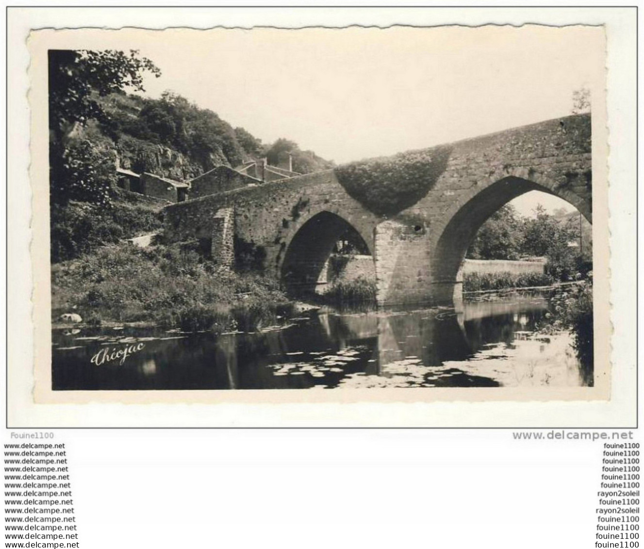 Carte D' Argenton Château Le Pont Neuf ( Peu Courante ) - Argenton Chateau