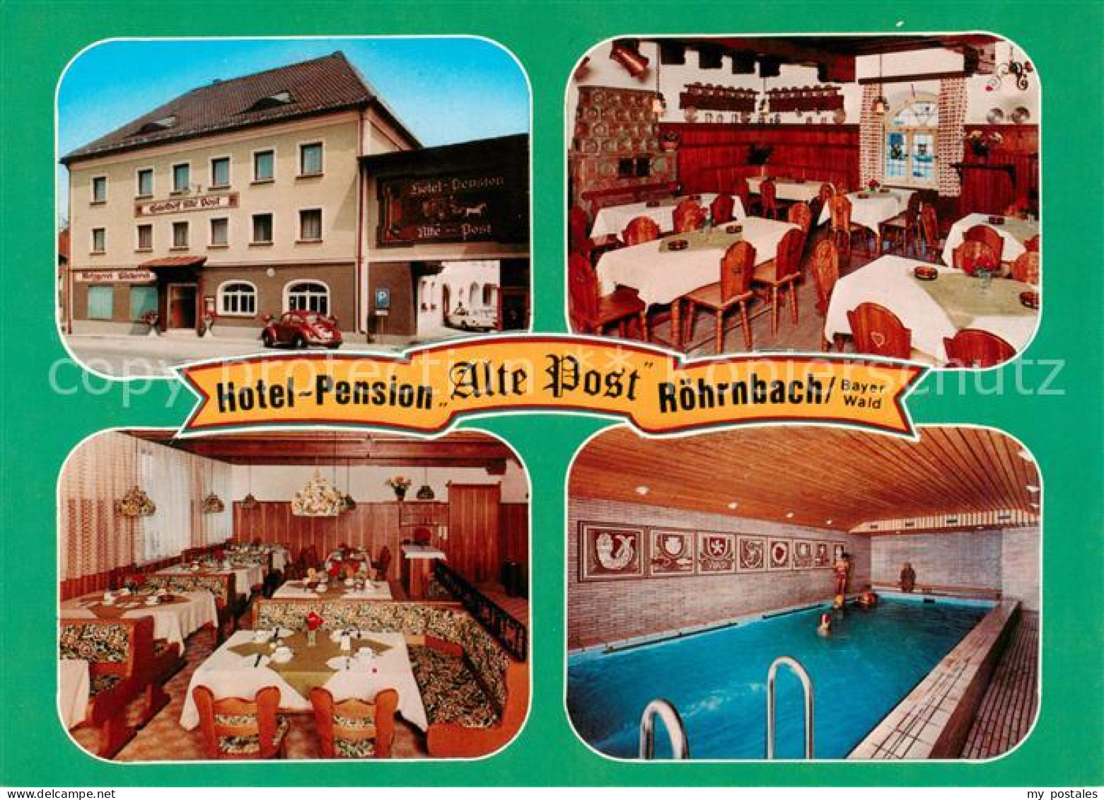 73862584 Roehrnbach Hotel Pension Alte Post Gastraum Hallenbad Roehrnbach - Lobenstein
