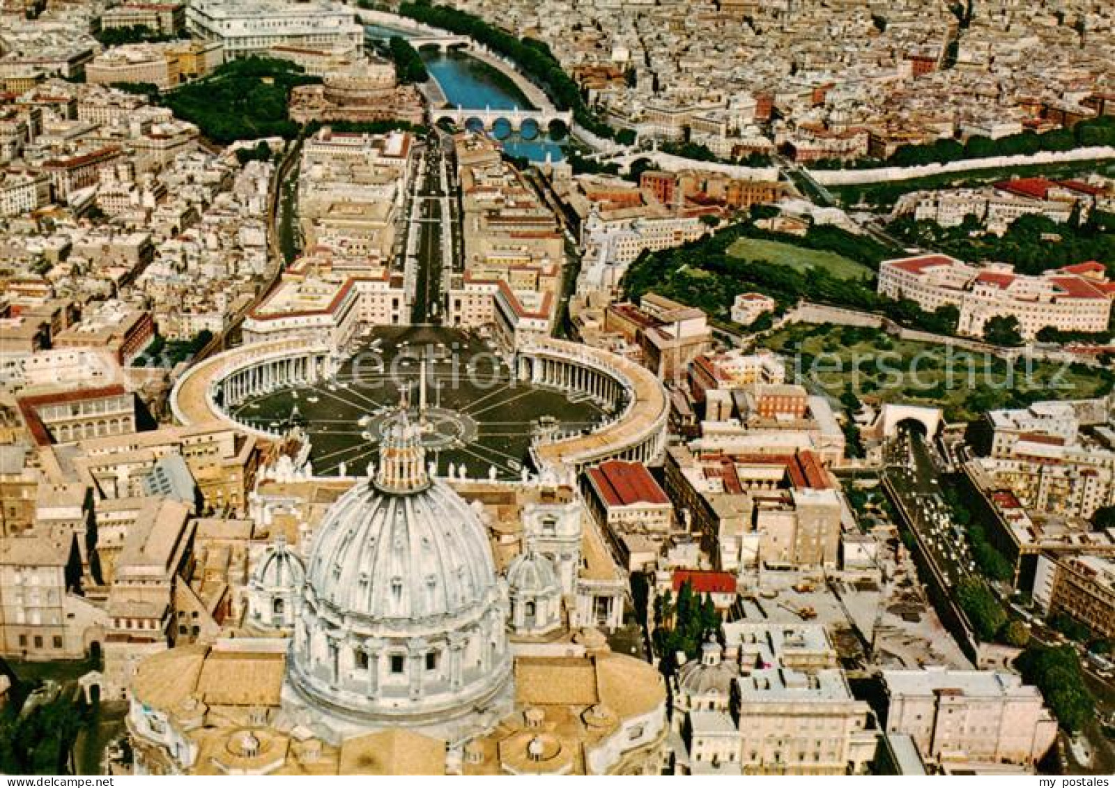 73829484 Vatican Vaticano Vatican-City Fliegeraufnahme Mit Petersdom  - Vatican