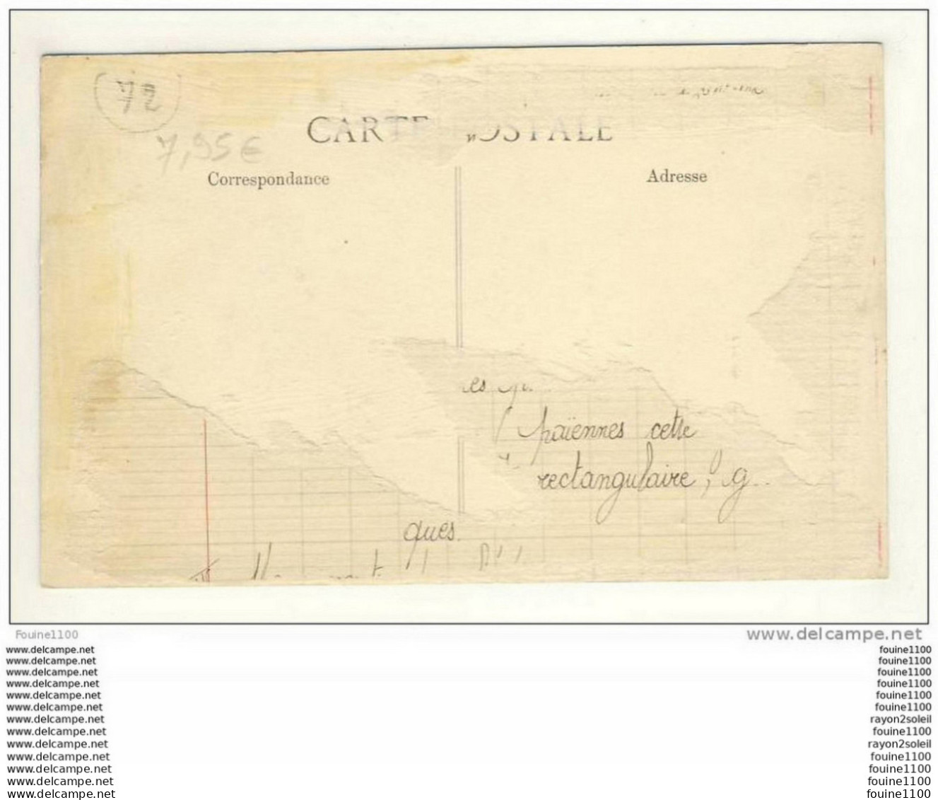 Carte De Tuffé Château De Chéronne  ( Peu Courante ) - Tuffe