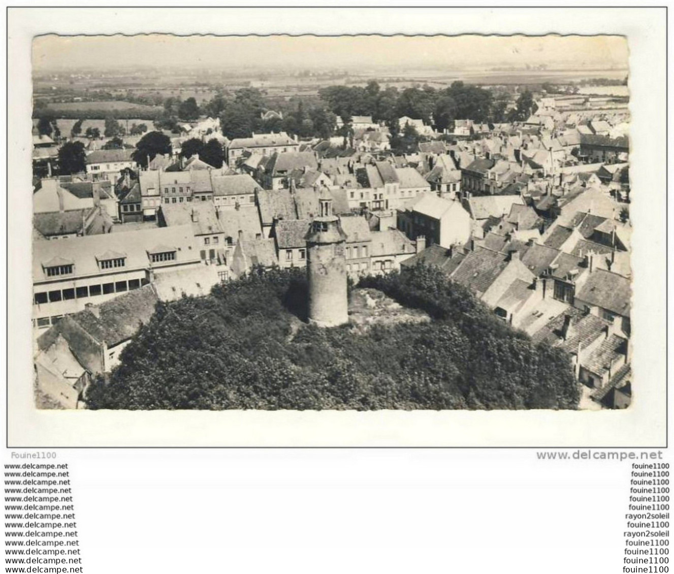 Carte En Avion Au Dessus De Guines La Tour De L' Horloge - Guines