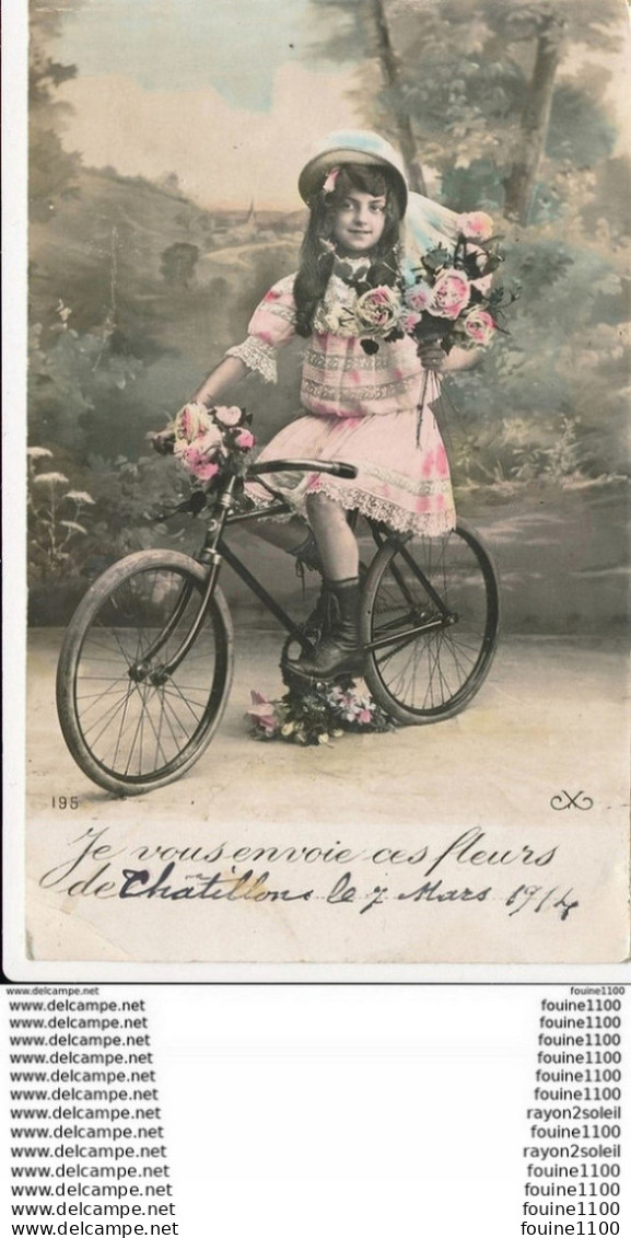 Carte Souvenir De CHATILLON .....( à Identifier ) 1914 écrite De Lucienne Petit ( Recto Verso ) - Saluti Da.../ Gruss Aus...