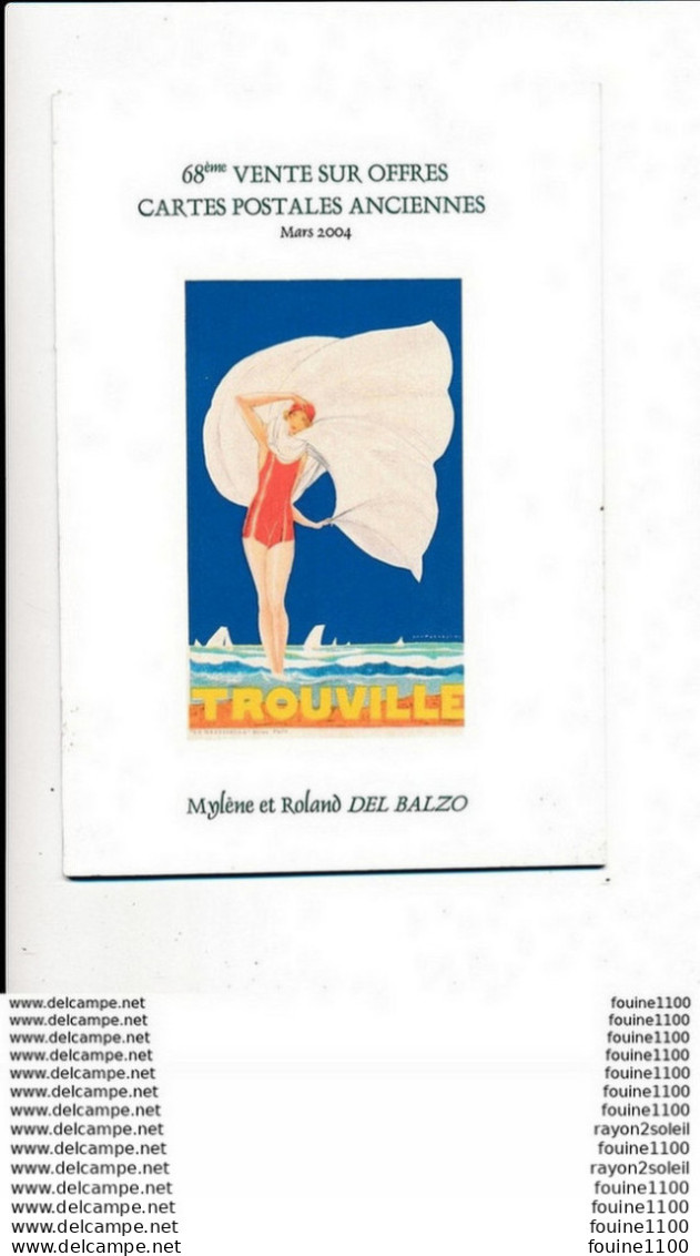 Catalogue De Vente Sur Offres Del Balzo Spécial Publicitaires ( Cognac Michelin  Cafés Gilbert Etc.....) - Bücher & Kataloge