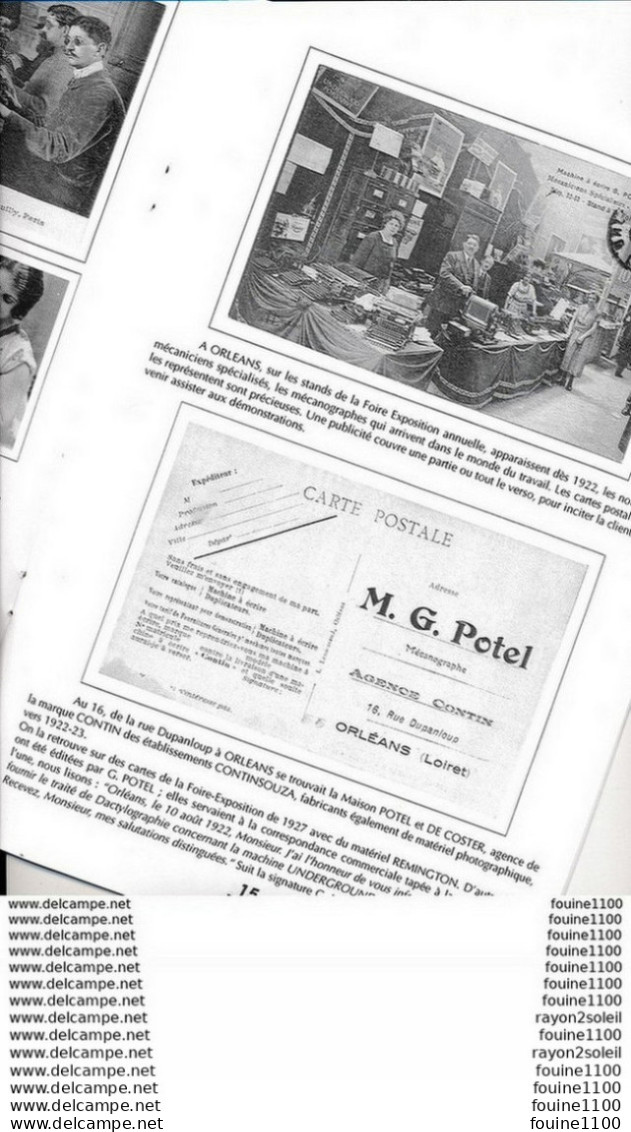 bulletin cercle des cartophiles du loiret le carto PATAY machine à écrire edouard herriot pithiviers