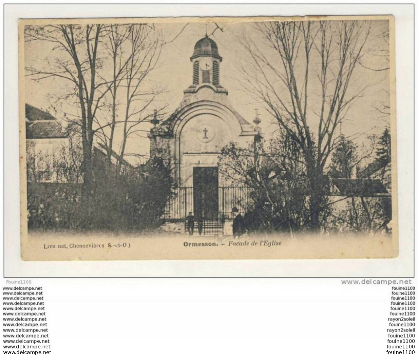 Carte Précurseur D' Ormesson église ( Recto Verso ) - Ormesson Sur Marne