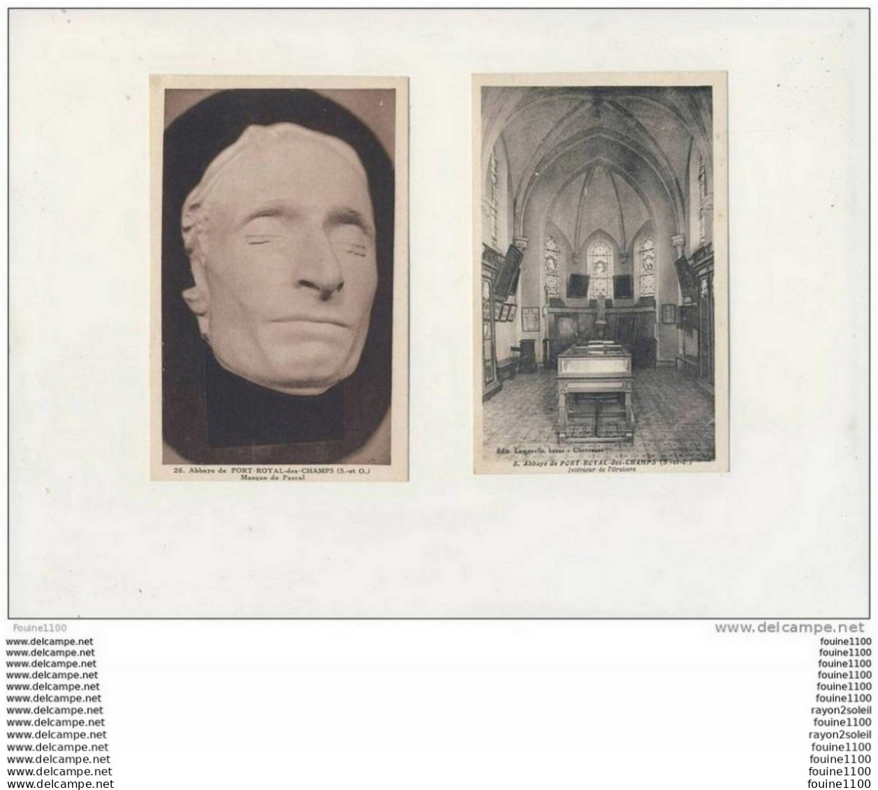 Lot De 6 Cartes De L' Abbaye De Port Royal Des Champs ( Visibles En Recto Verso Voir Scannes ) - Magny-les-Hameaux